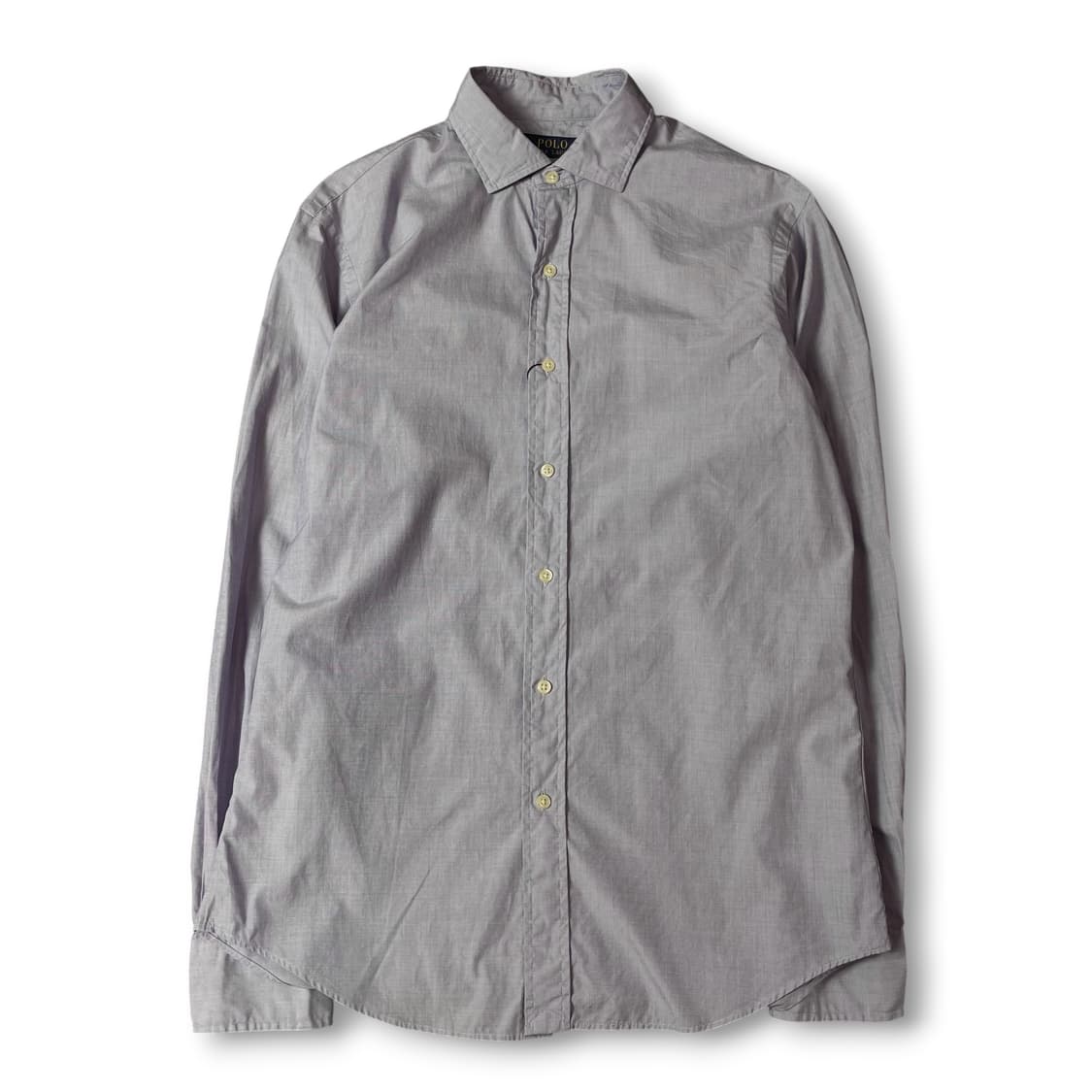 폴로 랄프로렌 연퍼플 코튼 긴팔 셔츠 슬림핏 M  상품이미지1