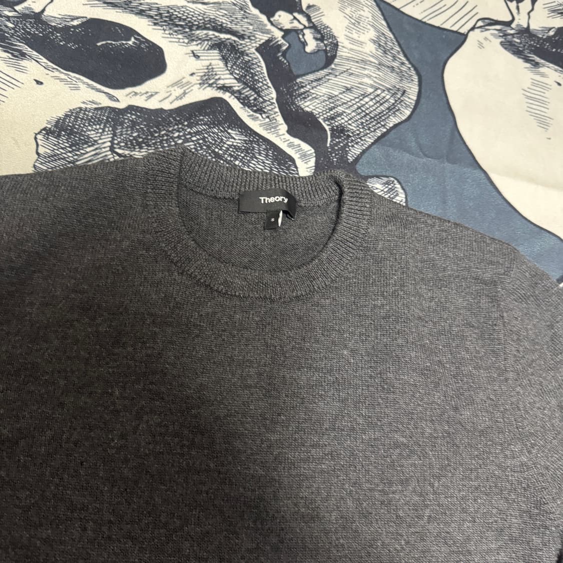 띠어리 울 니트 남성 S 90사이즈  백화점택 상품이미지2