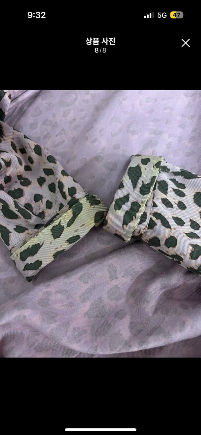 와코마리아 19fw 레오파드 오픈 칼라 셔츠 상품이미지8