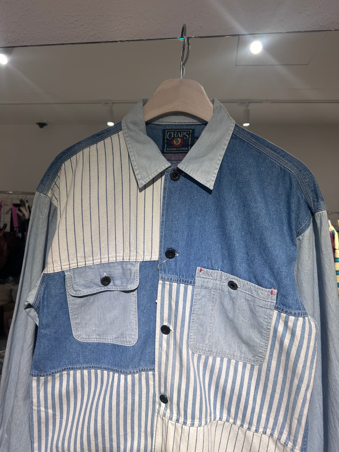 Chaps ralph lauren patchwork shirt 상품이미지2