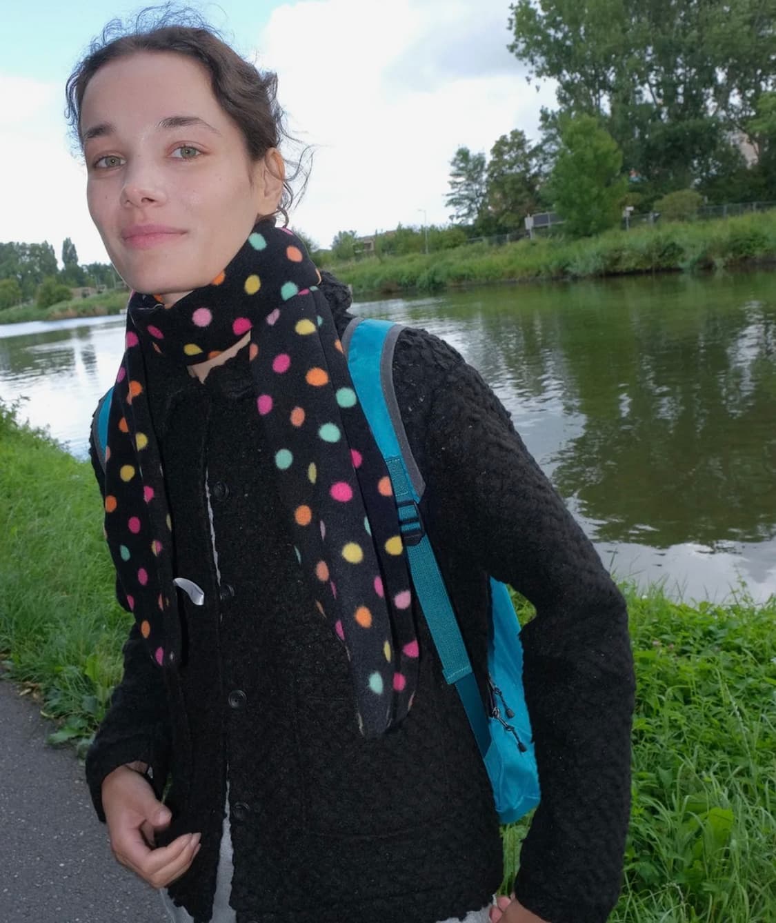 도트 머플러 상품이미지1