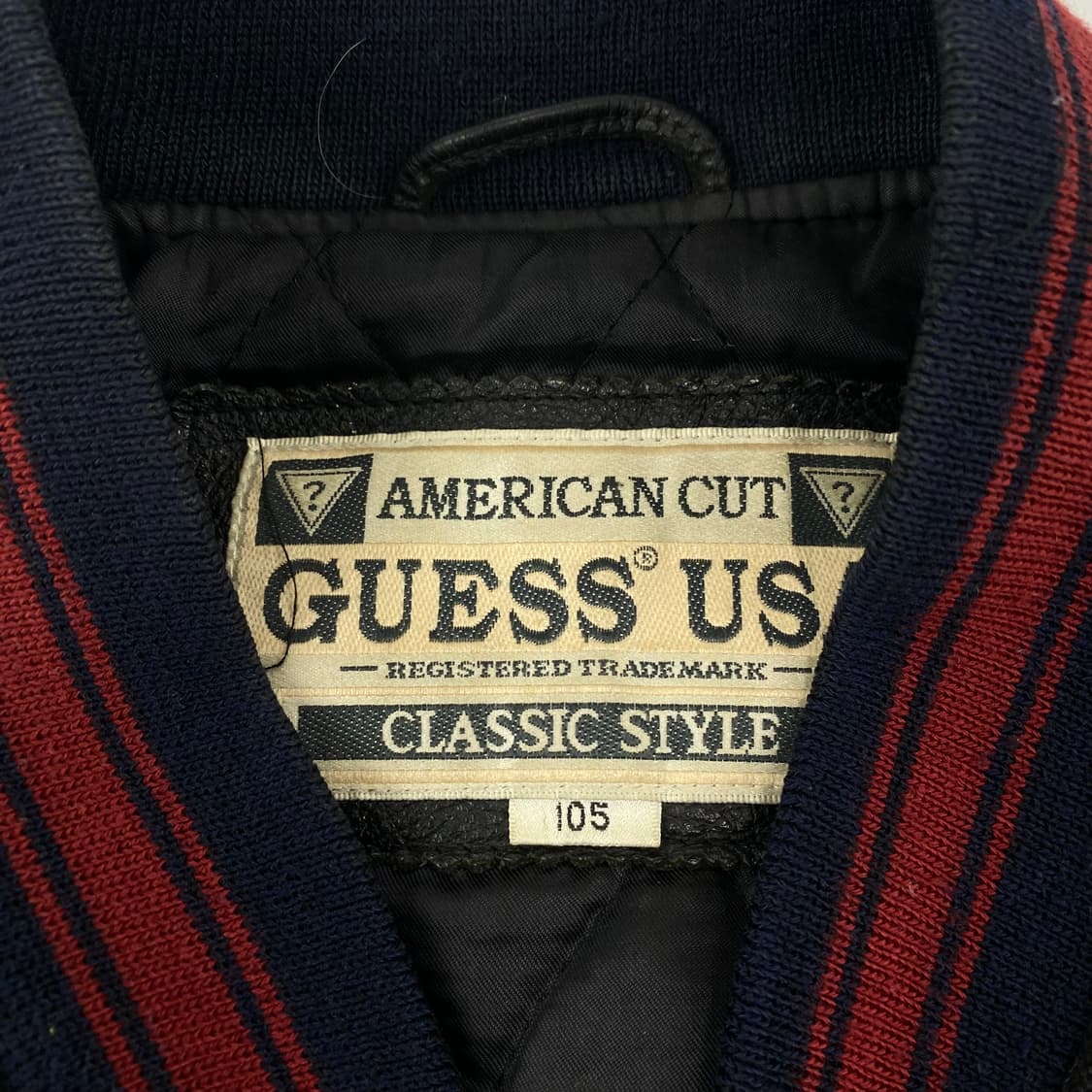 90s 게스 암레더 1955투어링 바시티 자켓 (105) 상품이미지8