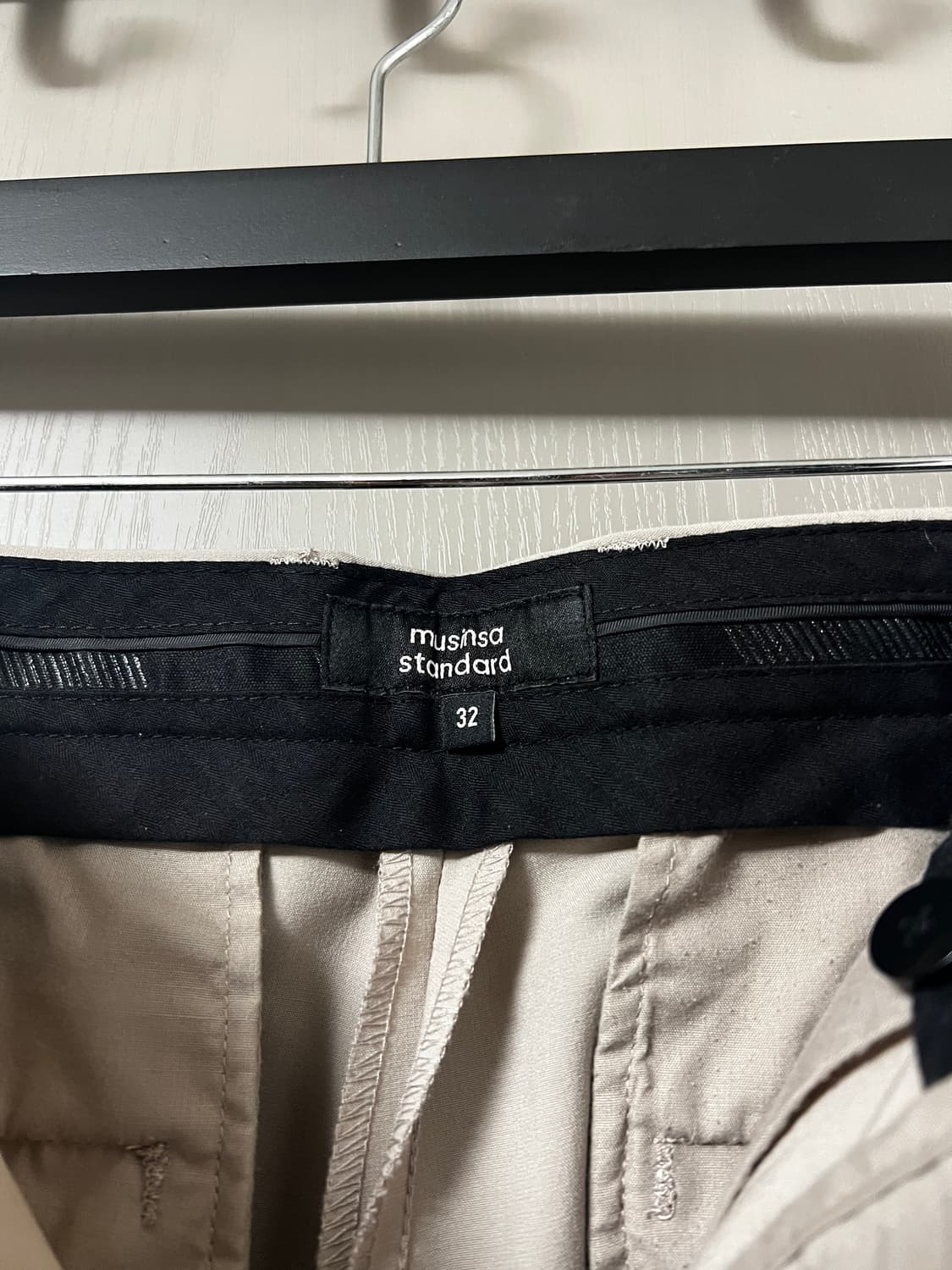 테이퍼드 히든 밴딩 크롭 슬랙스 상품이미지5