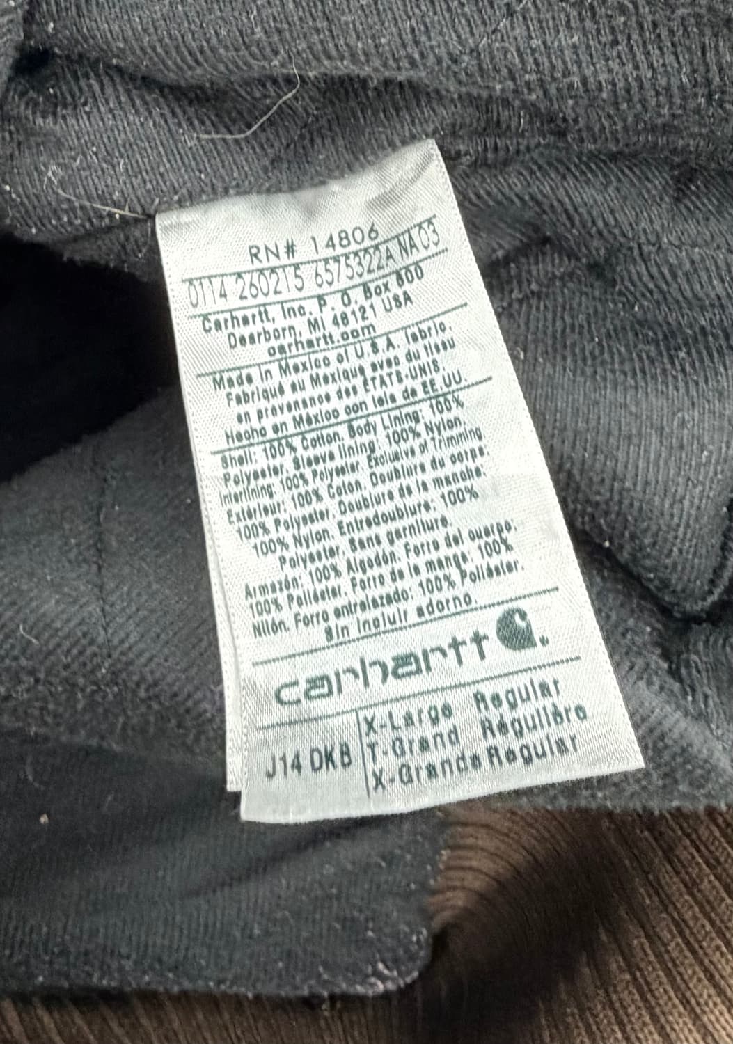 10s 칼하트 산타페 j14 dkb 브라운 자켓 상품이미지8