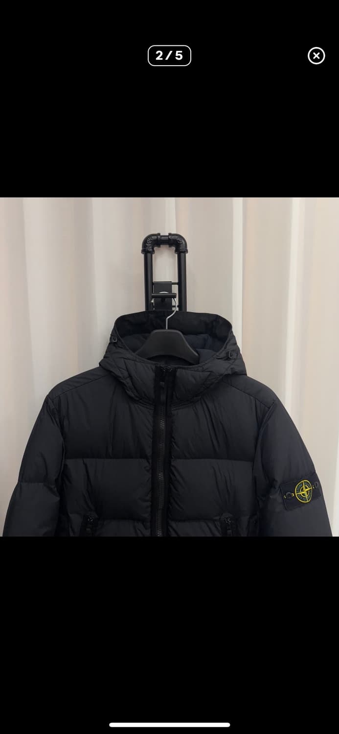 스톤아일랜드 크링클랩스 21fw 후드 패딩 M 상품이미지2