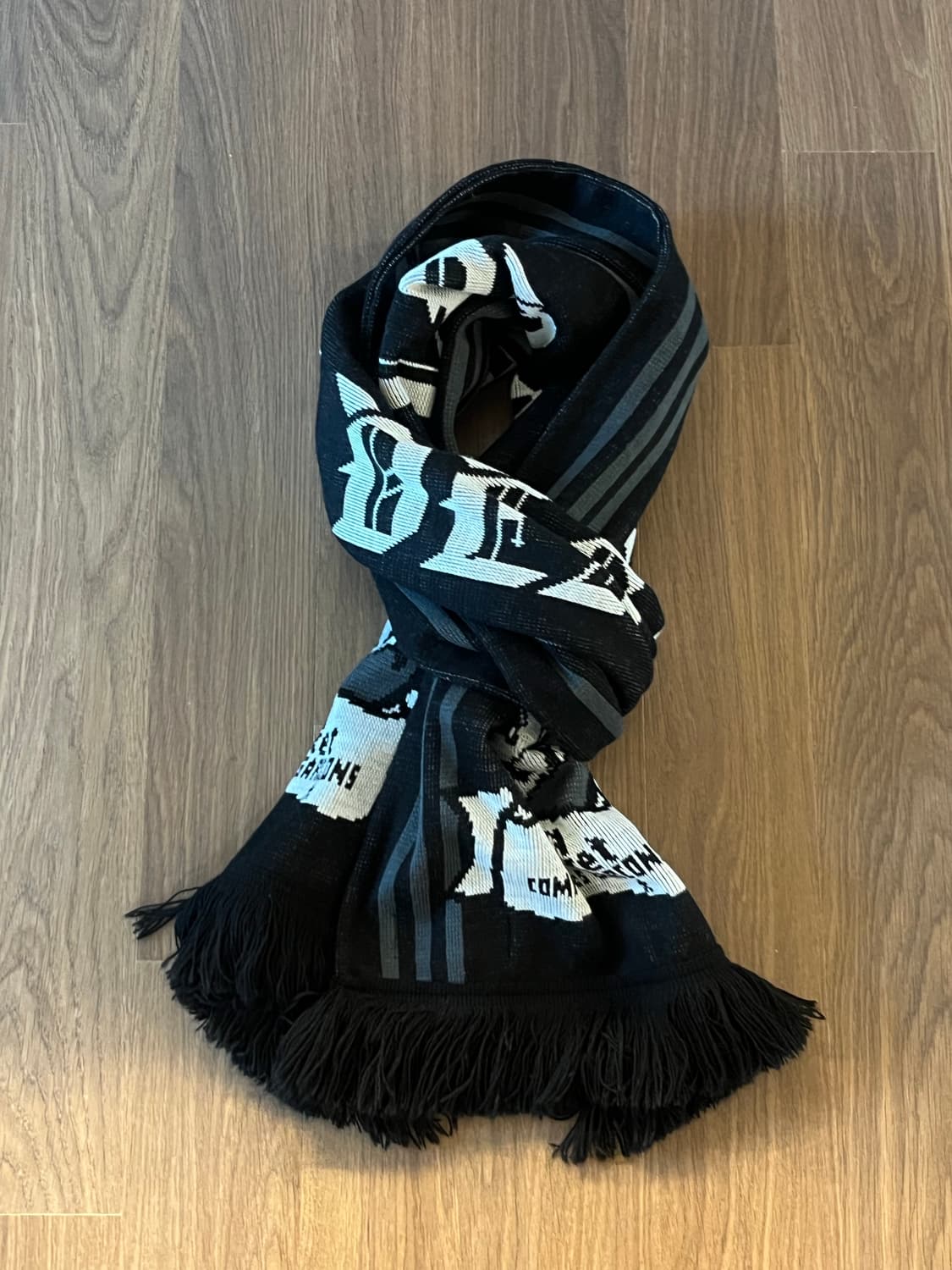 꼼데가르송 블랙마켓 머플러 블랙 F 상품이미지6