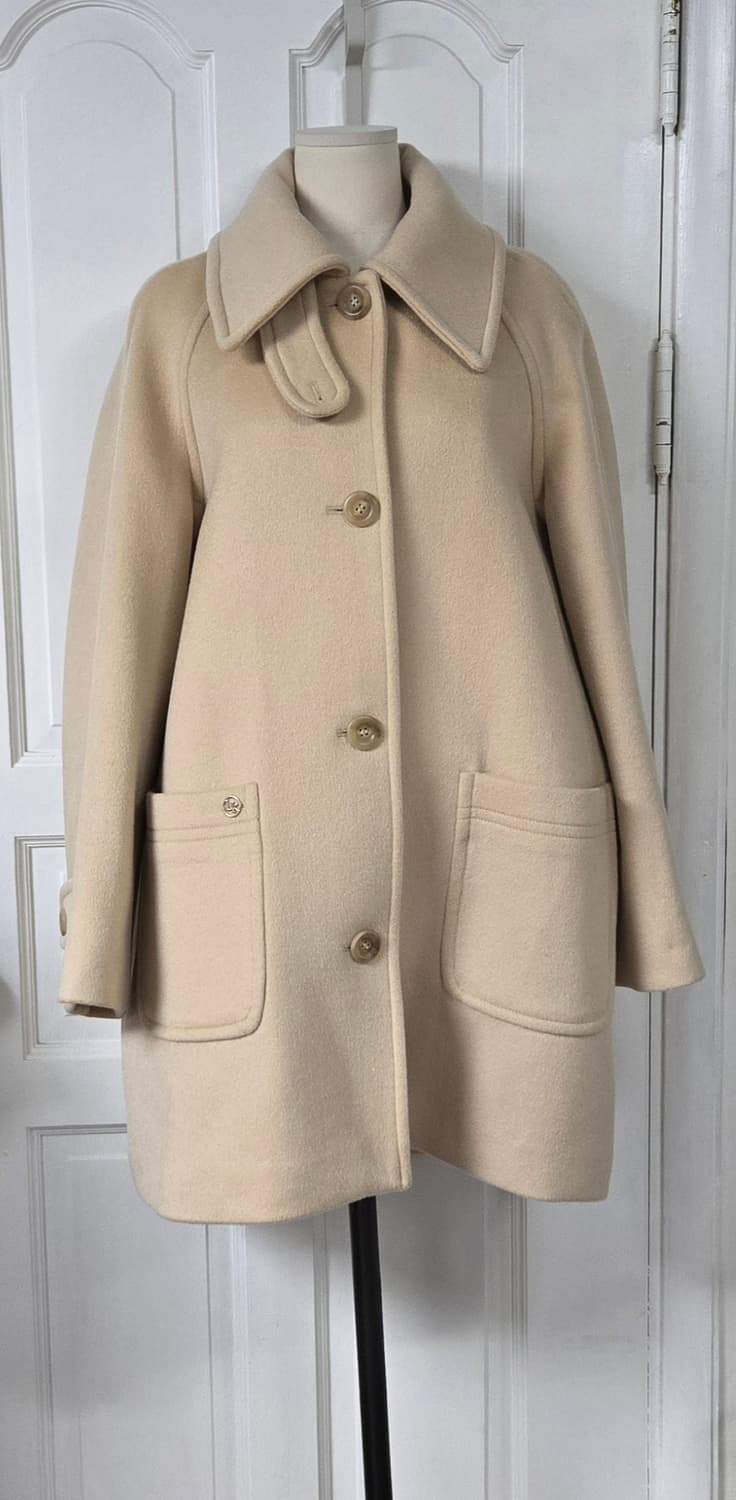 룩캐스트 버터 마리 하프 울코트 상품이미지2