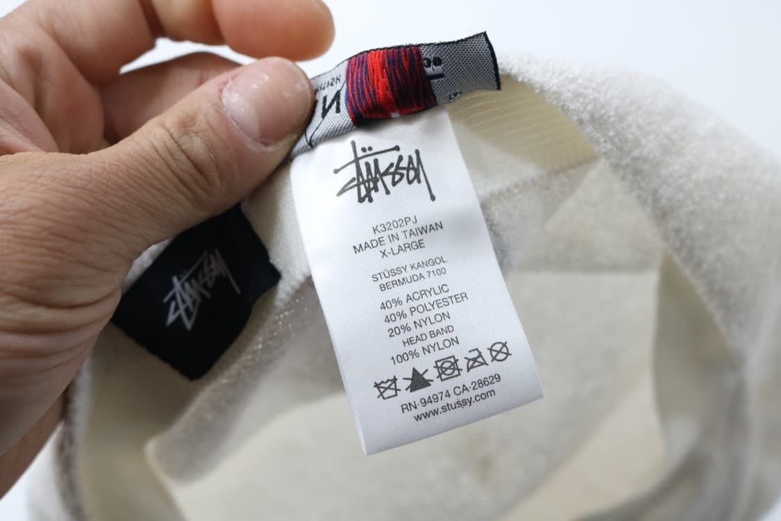 스투시 x 캉골 버뮤다 504 헌팅캡 화이트 상품이미지7