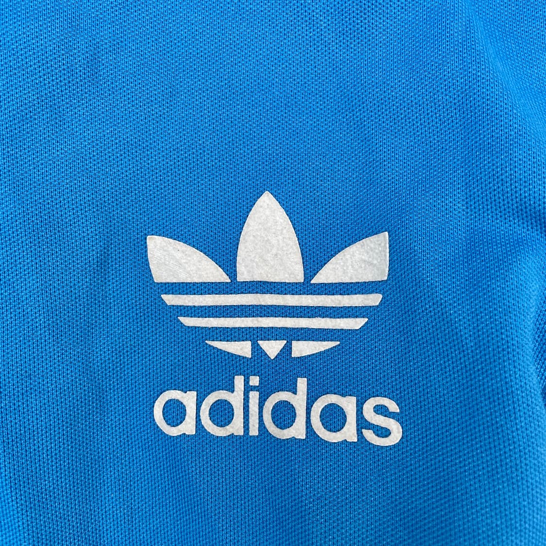 00s 아디다스 대대장 스카이블루 하늘색 져지 올드스쿨 트랙탑 L 상품이미지5