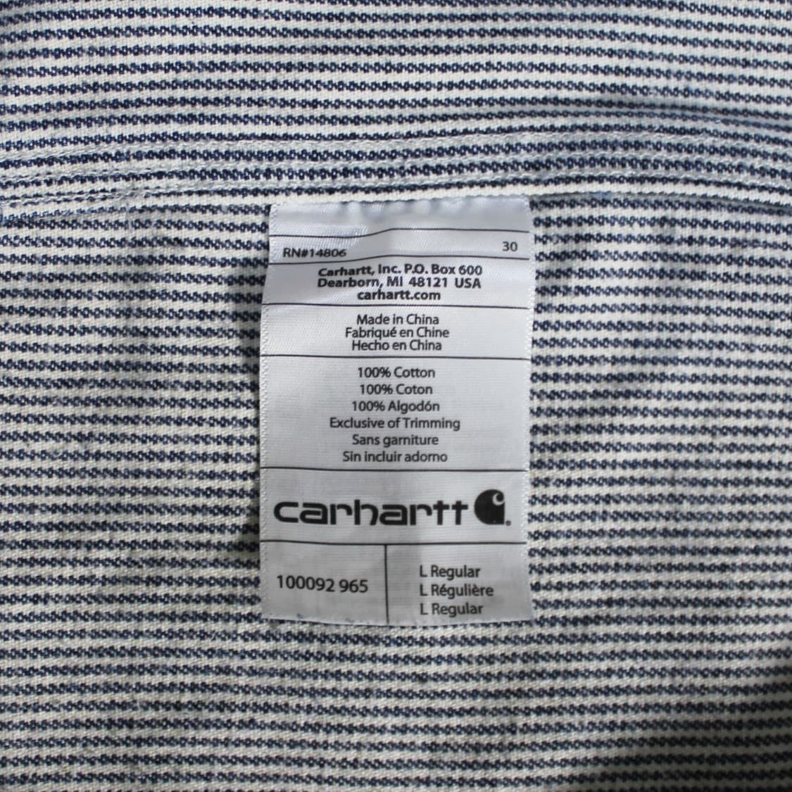 Carhartt 칼하트 스프라이트 하프집업 워크셔츠  상품이미지8