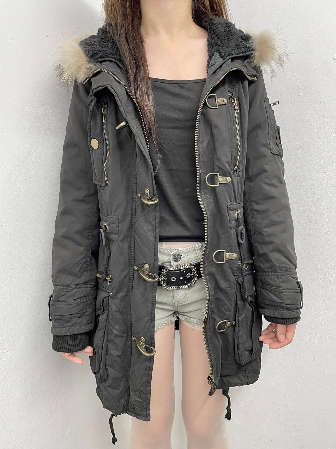 y2k 락시크 버클 자켓*레어 상품이미지4