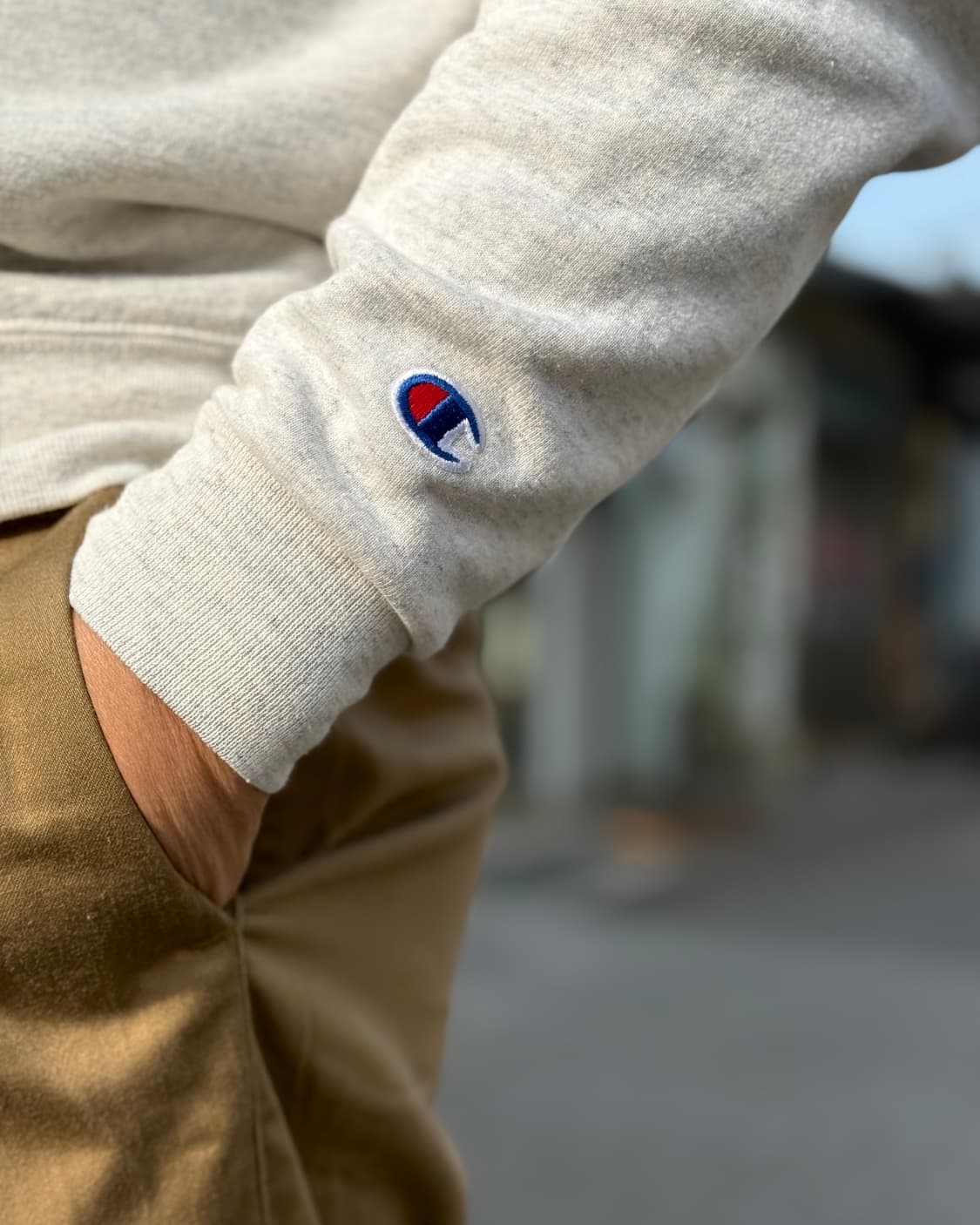 90-00‘s 챔피온 볼드위 월레스 스웻셔츠 M 상품이미지10