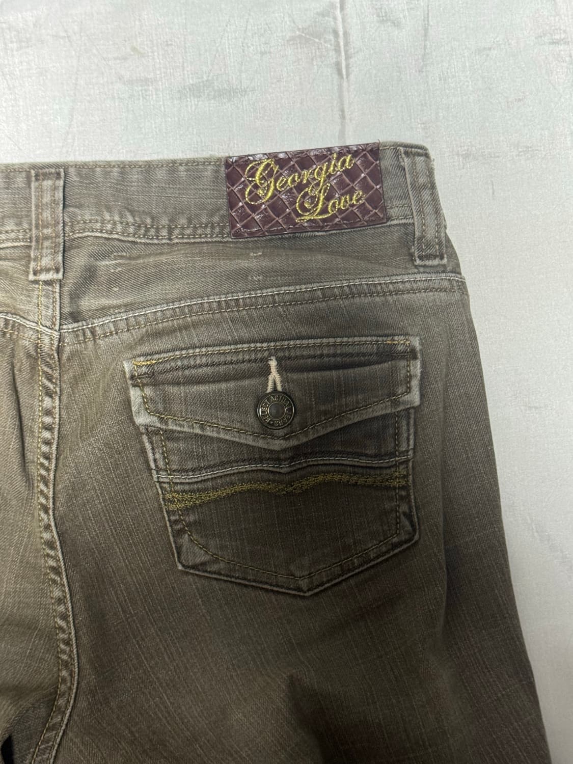 "Unknown" Brown Minimal Pants 상품이미지4