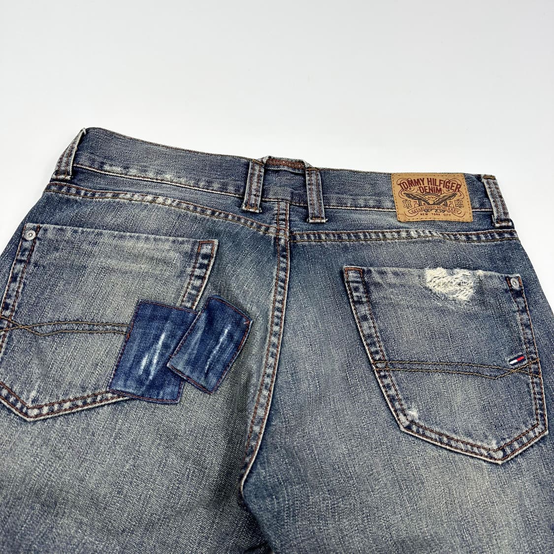 33 타미힐피거 패치워크 스트레이트 데님팬츠 상품이미지5