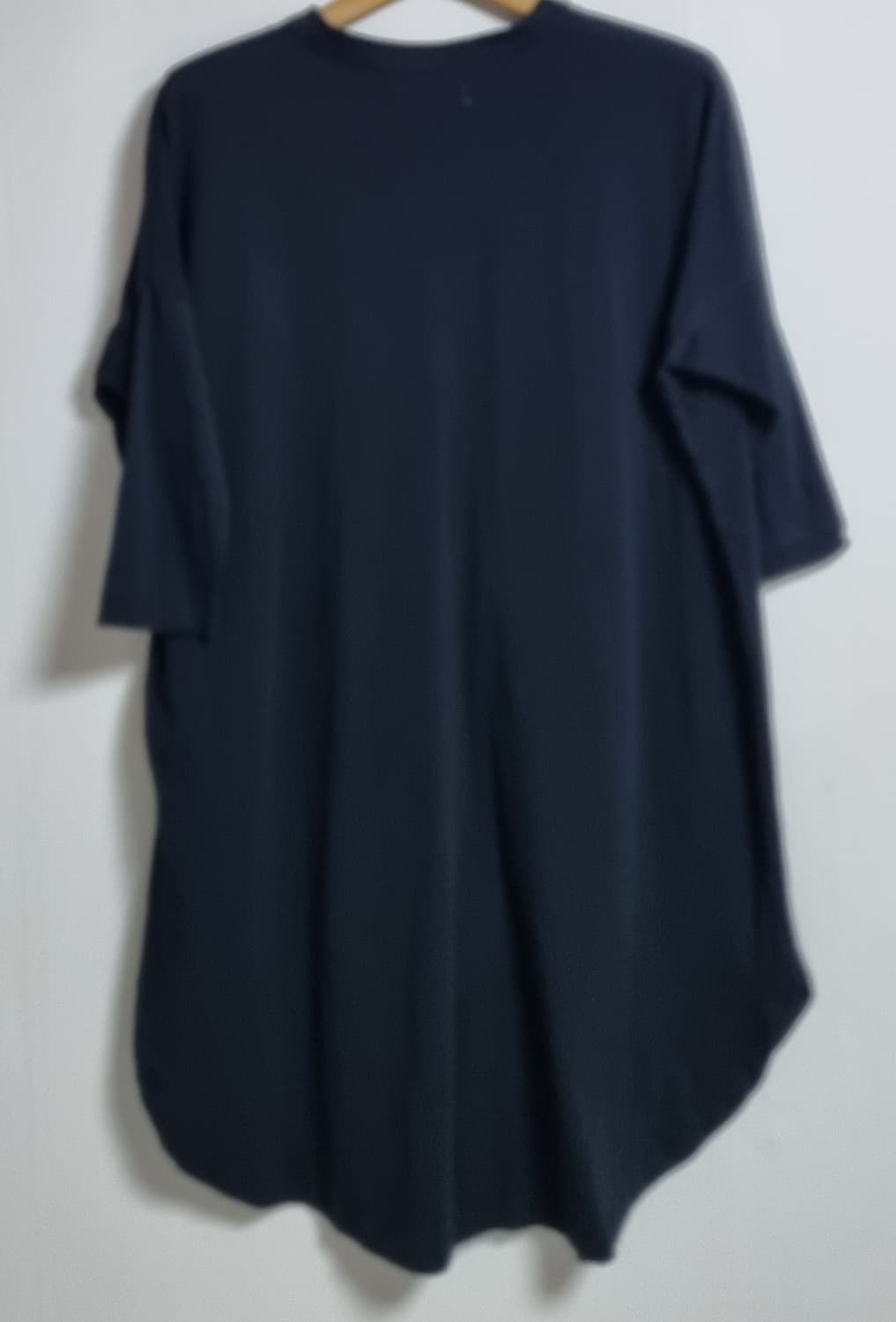 실측 L (77) 톰보이 블랙 롱 가디건 상품이미지2