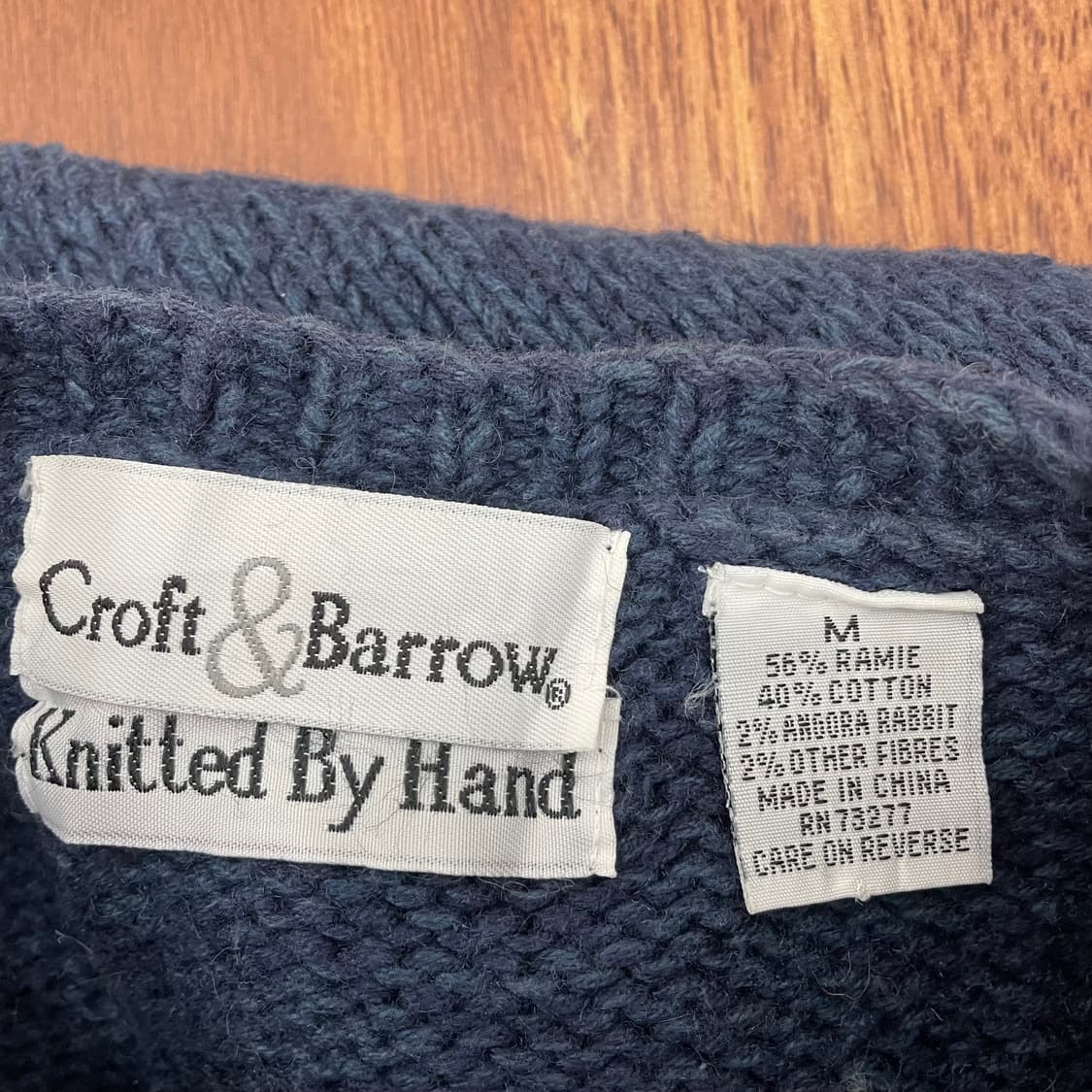 빈티지 croft & barrow 눈사람 니트 상품이미지3