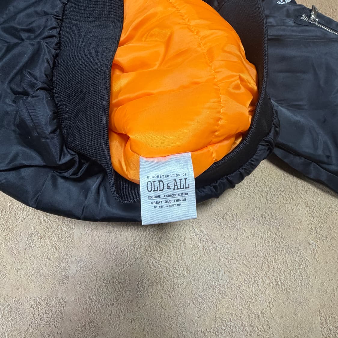 올드&올 용자수 MA-1 점퍼 상품이미지6