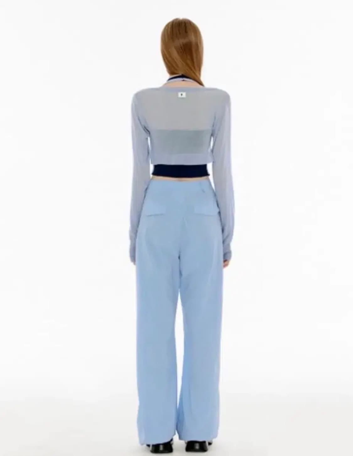 유즈 yuse 이지 스트링 조거 나일론 절개 팬츠 s 웬디 착용 상품이미지2