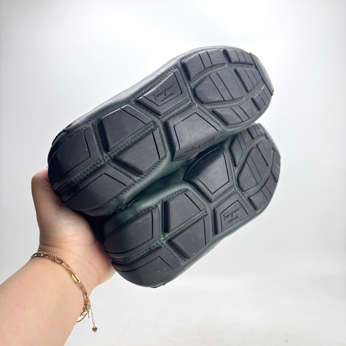 270) 페라가모 간치니 드라이빙슈즈 로퍼 딥그린 상품이미지7