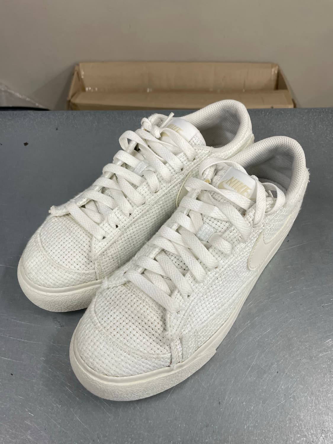 나이키 블레이저 로우 화이트 235 상품이미지2