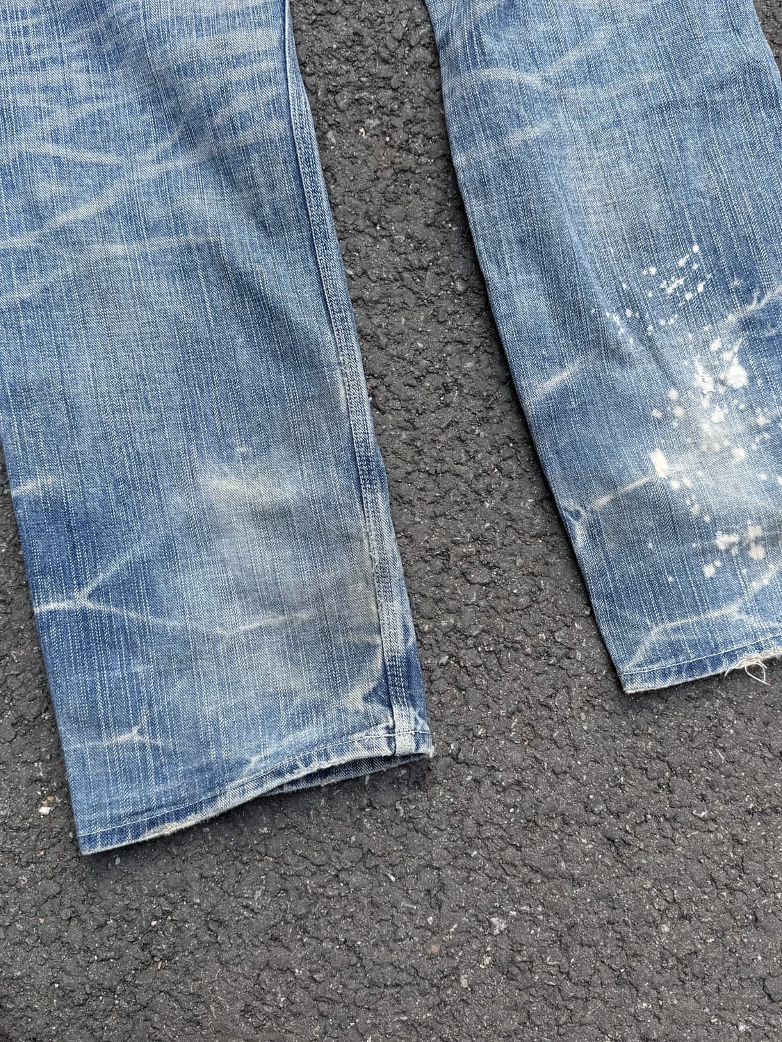 GL Heart by 빅존 페인팅 데님 카펜터팬츠 상품이미지8