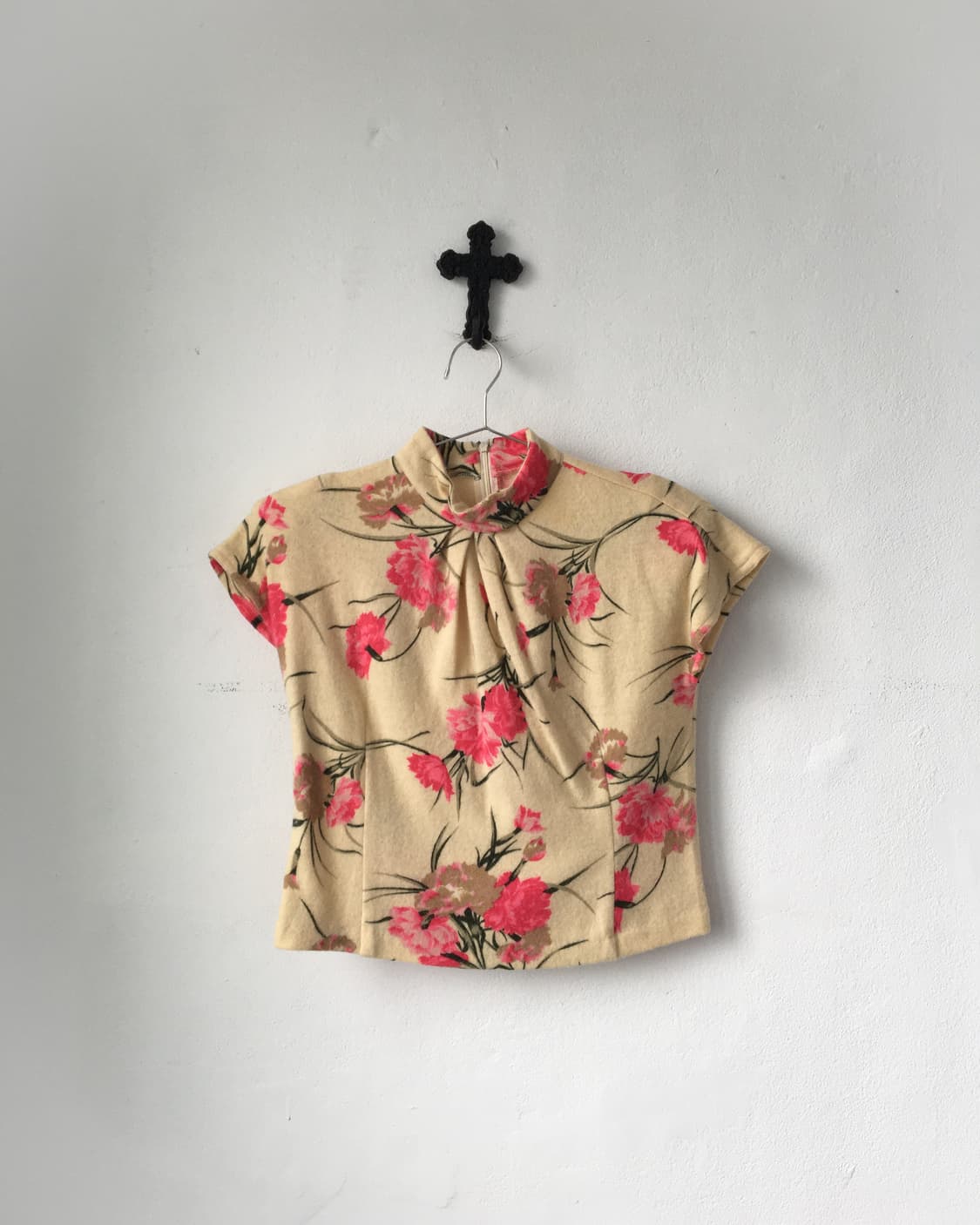 Oriental mood woolen high neck top 상품이미지2