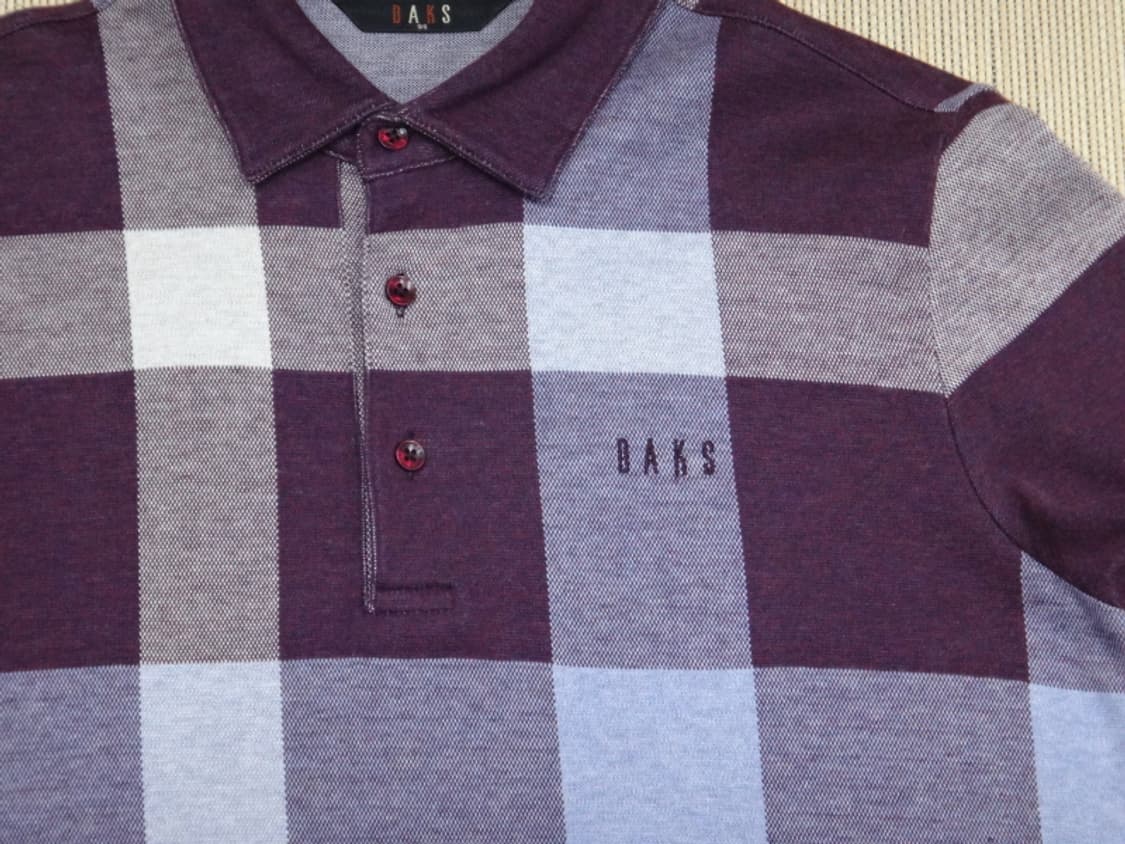 (95) 닥스 골프 남성 빅체크 카라 긴팔 티셔츠 상품이미지4