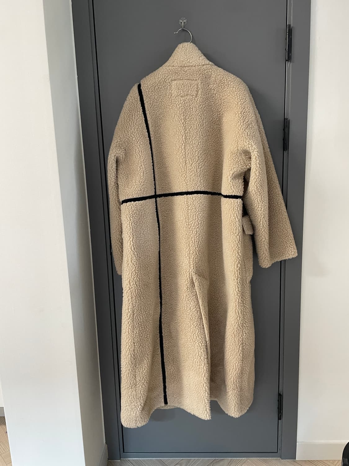 마뗑킴 테디베어 롱 퍼 코트 뽀글이 상품이미지3