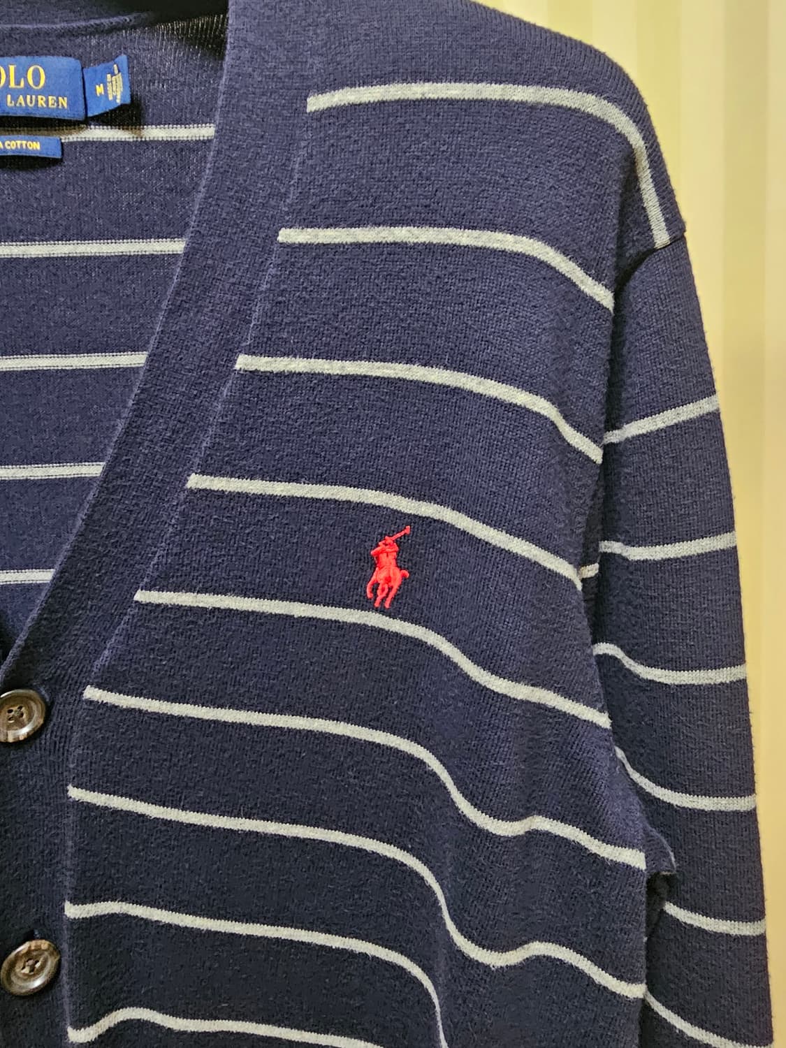 폴로 가디건 피마 M 상품이미지4