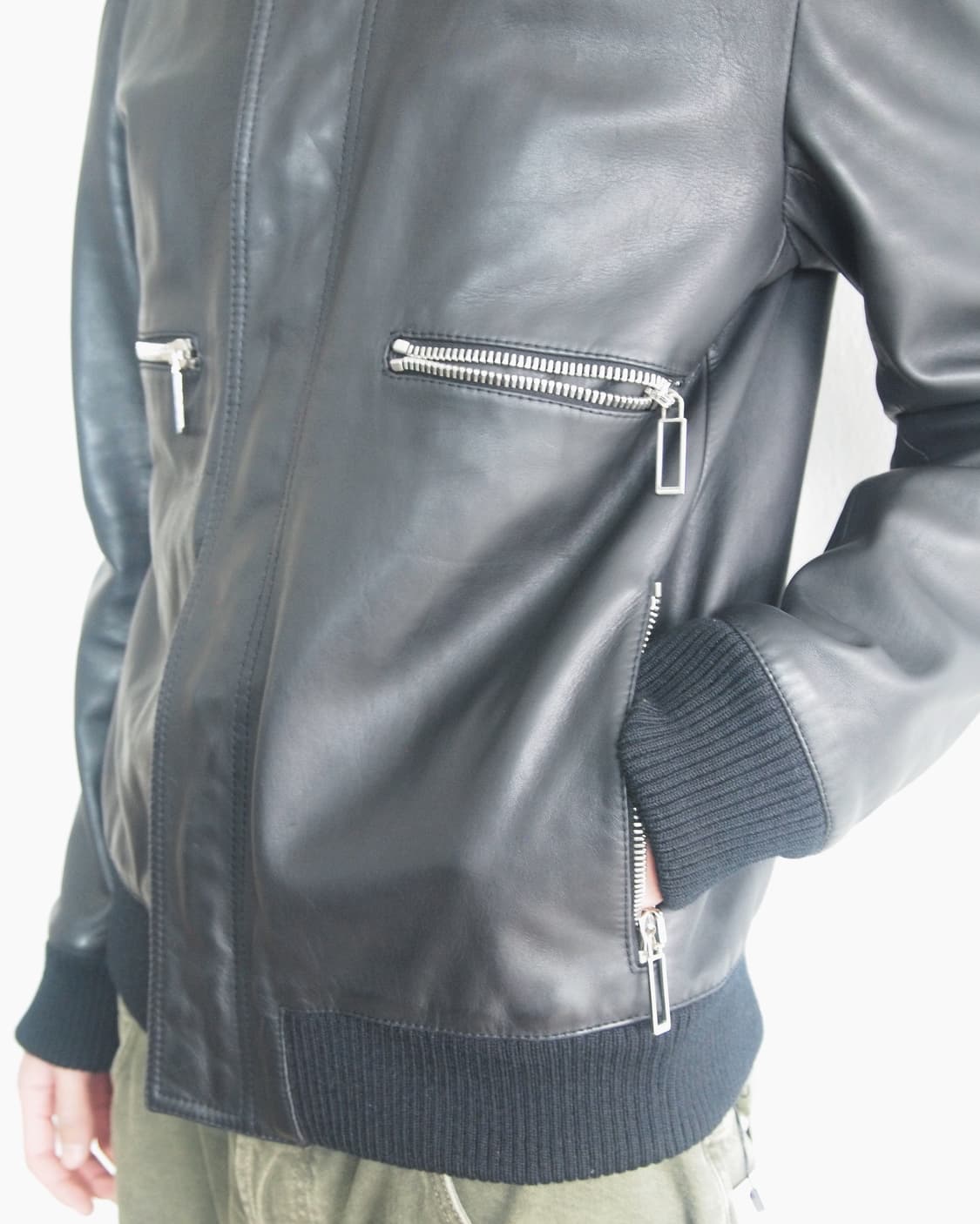 [54] 디올 옴므 aw09 런웨이 램스킨 레더자켓 상품이미지4