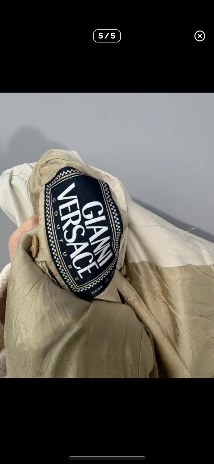 베르사체 코튼 블루종 자켓 A3459 상품이미지5