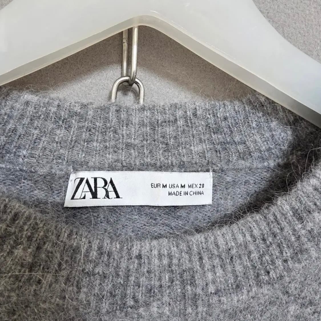 자라 그레이 알파카니트 상품이미지4