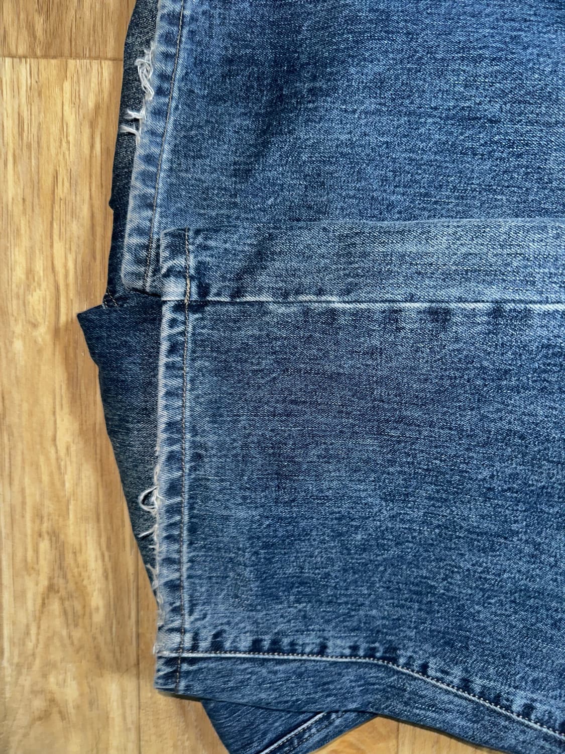 2) 해칭룸 와이드 라인 진 블루 상품이미지5