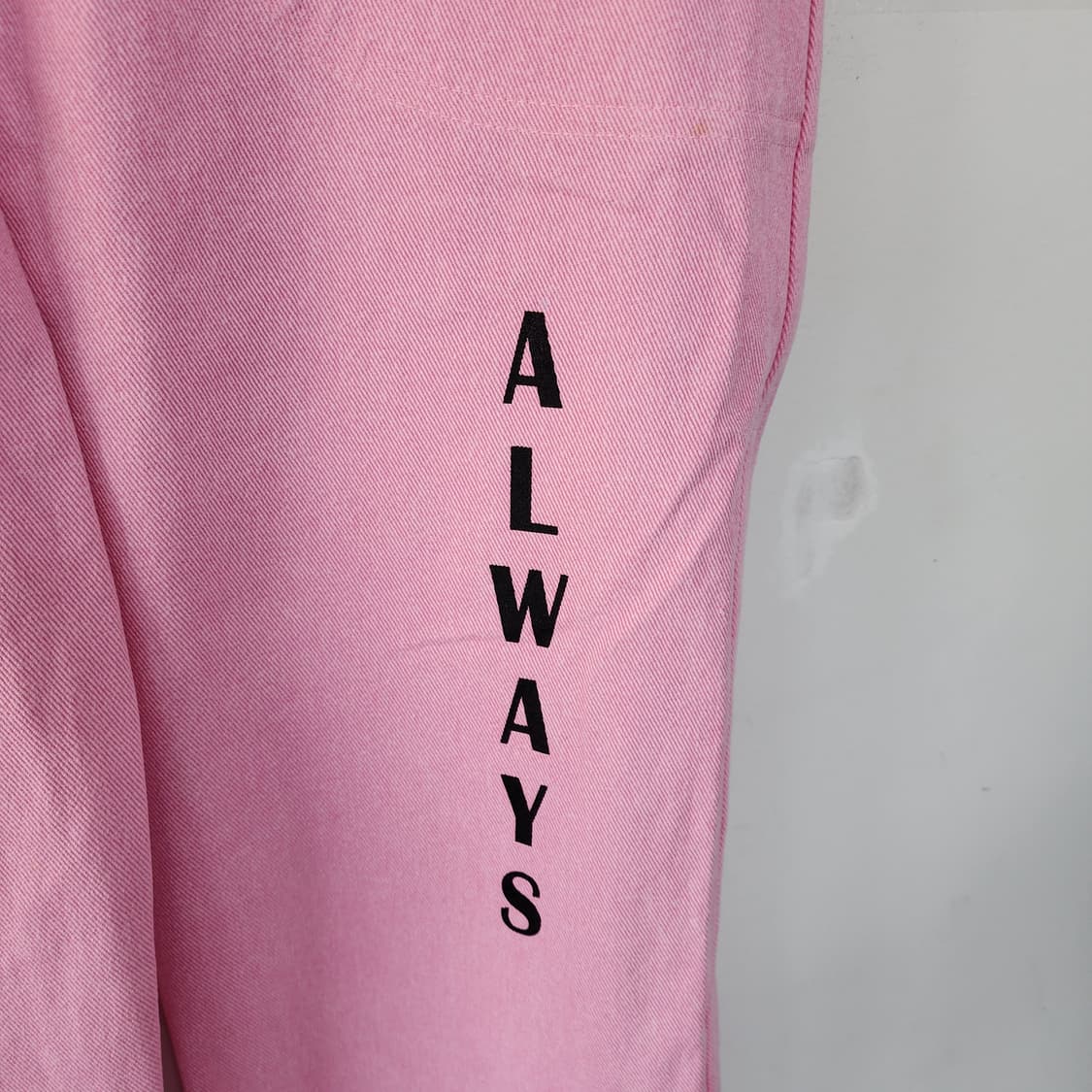 챈스 올웨이즈 핑크색 면바지 상품이미지2