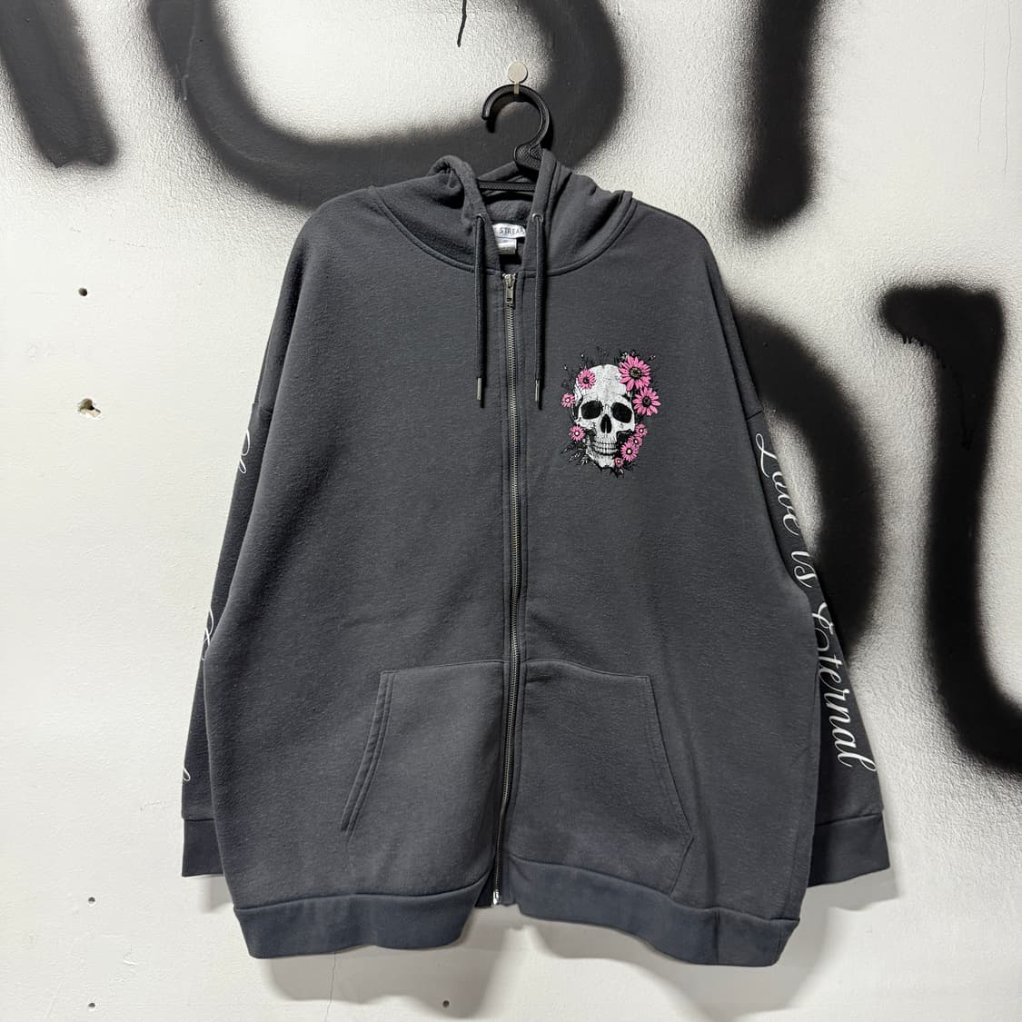 VTG 빈티지 빅사이즈 올드스쿨 풀 프린팅 집업 후디 상품이미지1