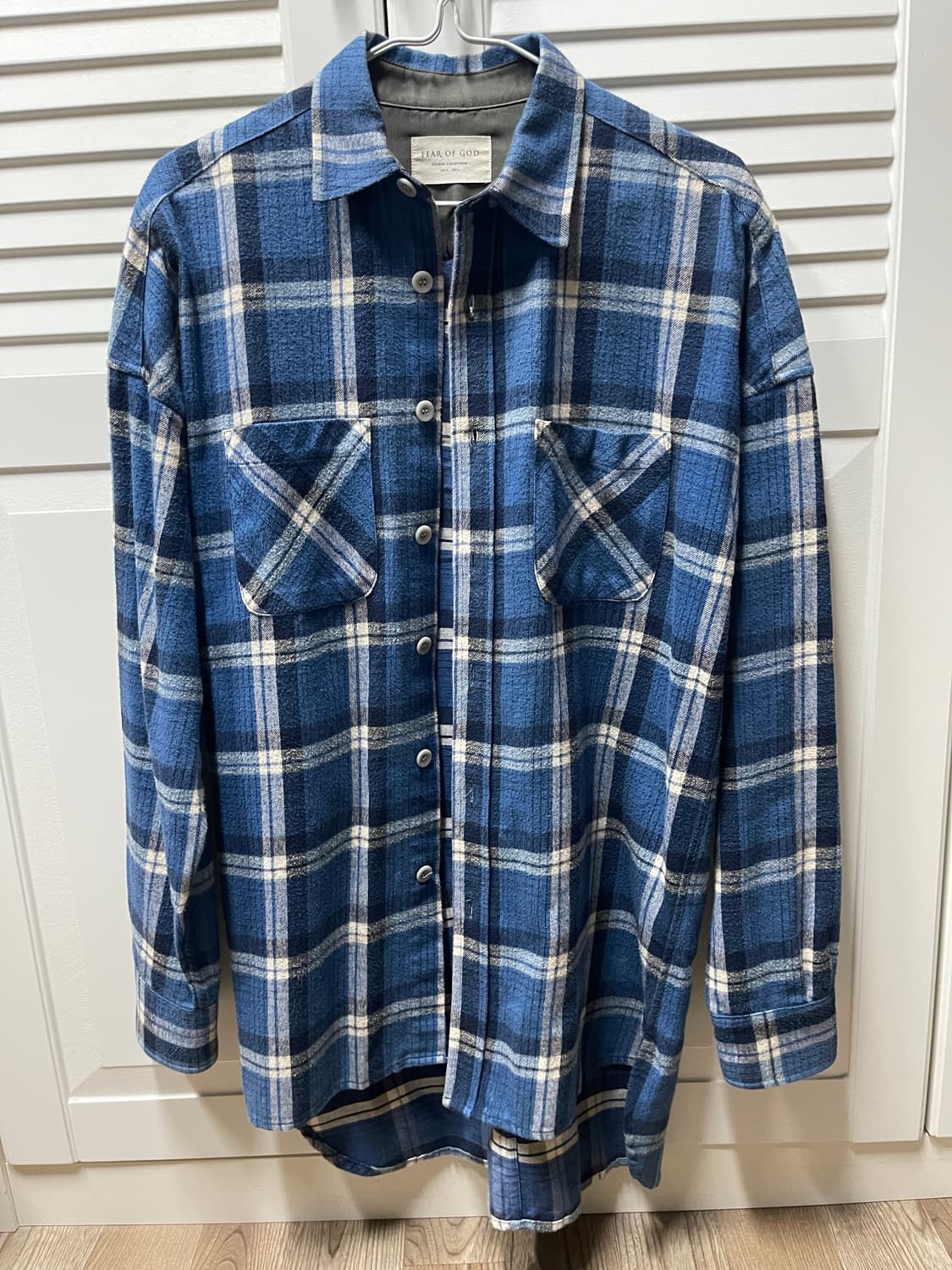 [S]피어오브갓 4th 플란넬 셔츠 블루 상품이미지1