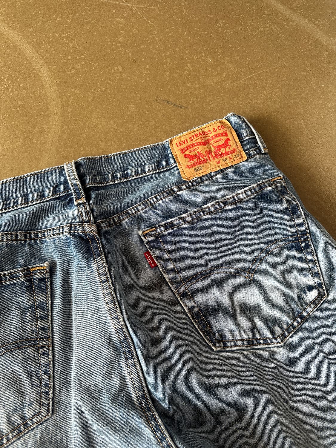 Levis 505 Regular Fit Denim 35-36 상품이미지3