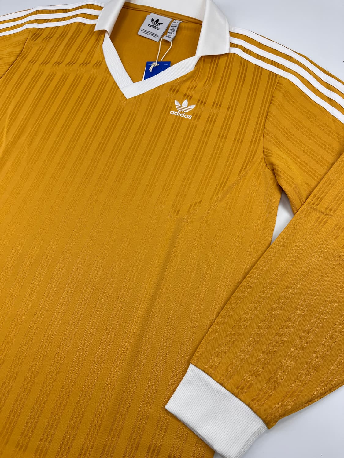 아디다스 아디컬러 피케 풋볼 롱슬리브 티셔츠 프리러브 옐로우 상품이미지4