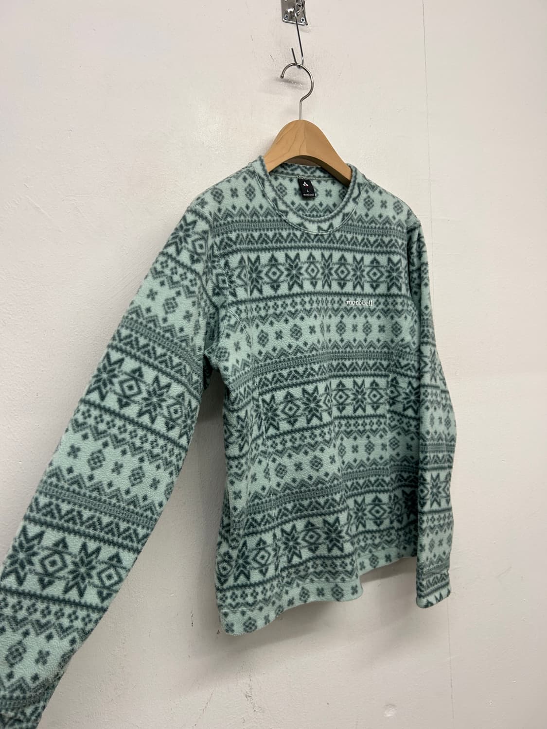 JPN 몽벨 노르딕패턴 플리스 티셔츠 상품이미지3