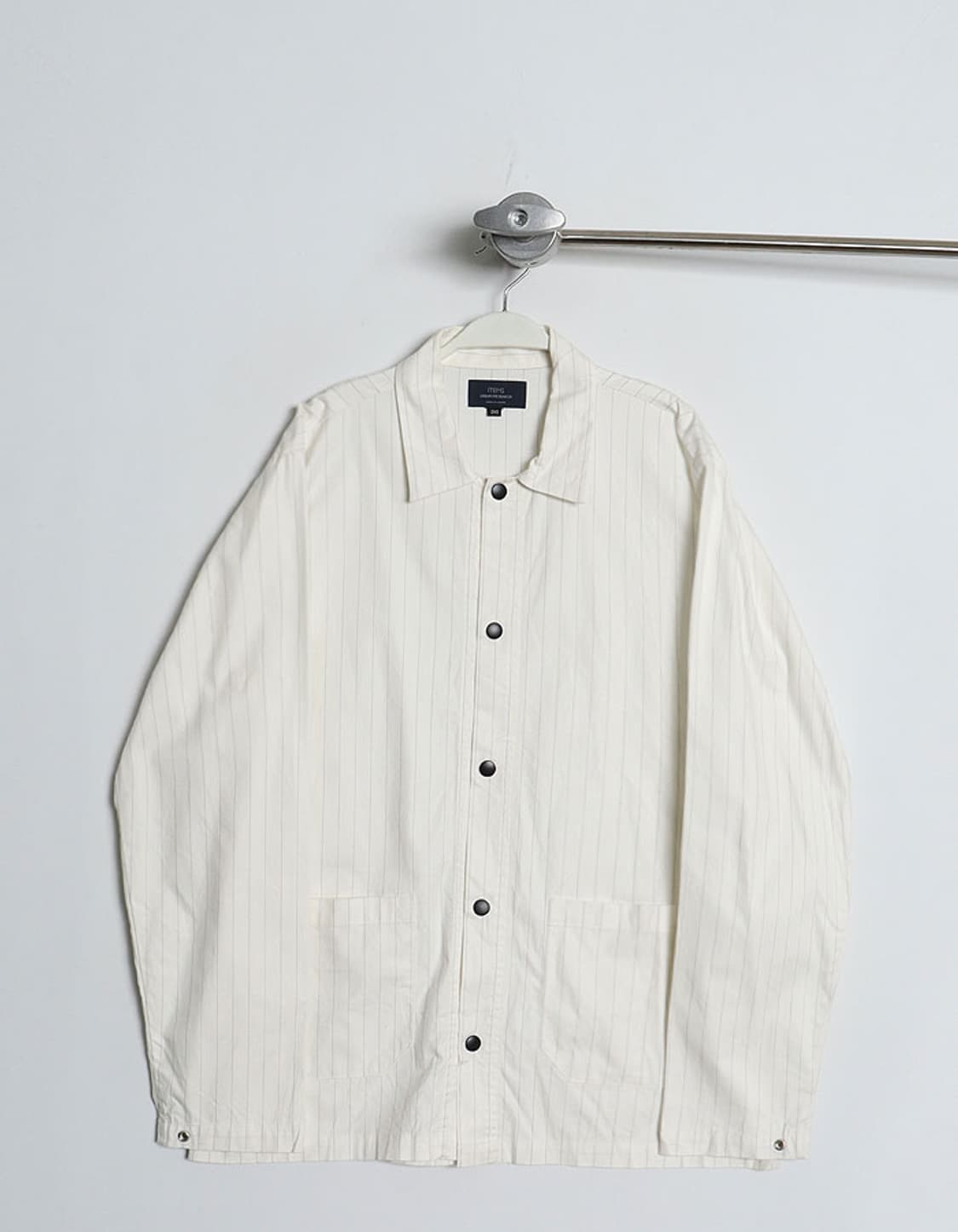 ITEMS URBAN RESEARCH Stripe Shirt Jacket 상품이미지1