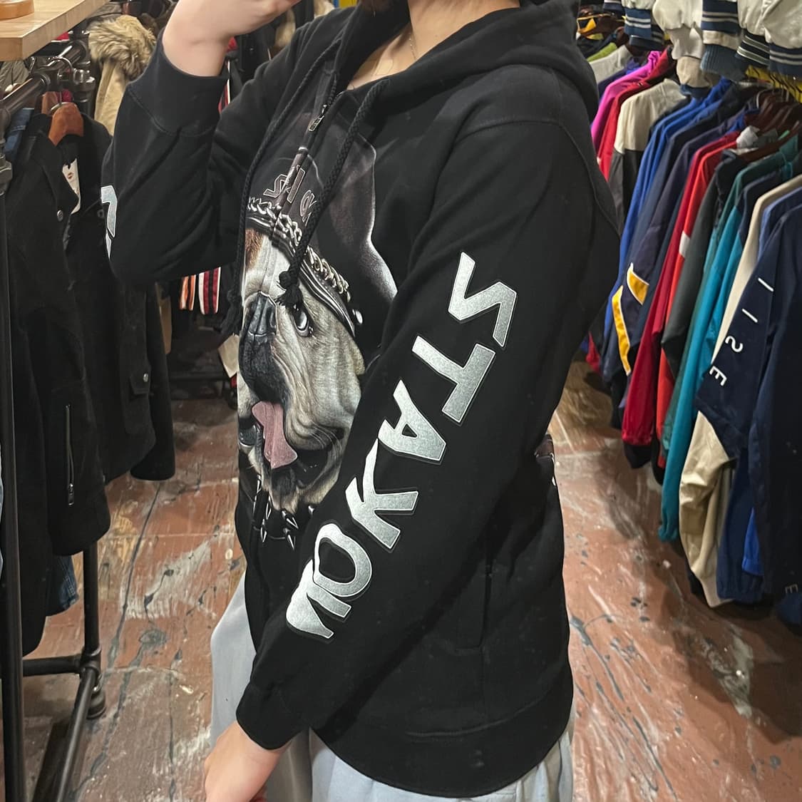 [HI] 빈티지 기모 후드집업 상품이미지4