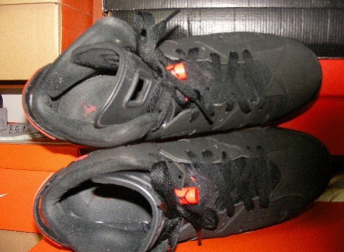 나이키 에어 조던6  블랙 인프라레드 250 상품이미지3