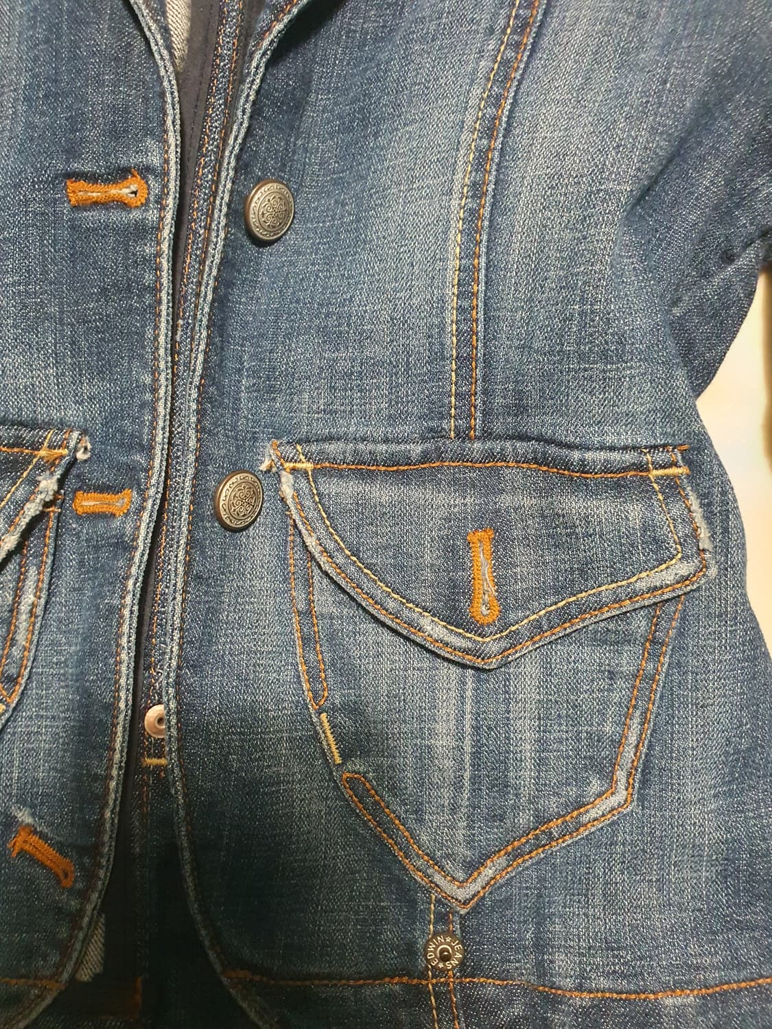 [빈티지] 청 데님 여성 자켓 스타일리쉬 90 상품이미지6