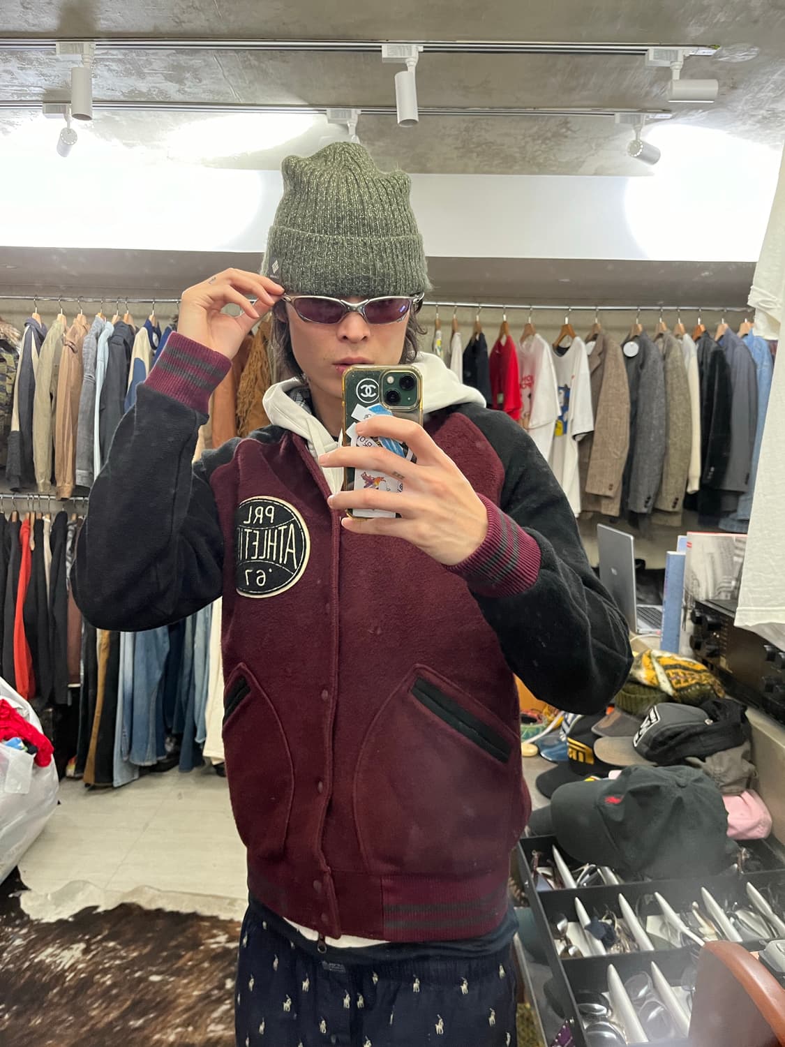 POLO RALPH LUAREN VARSITY JACKET (M) 상품이미지1