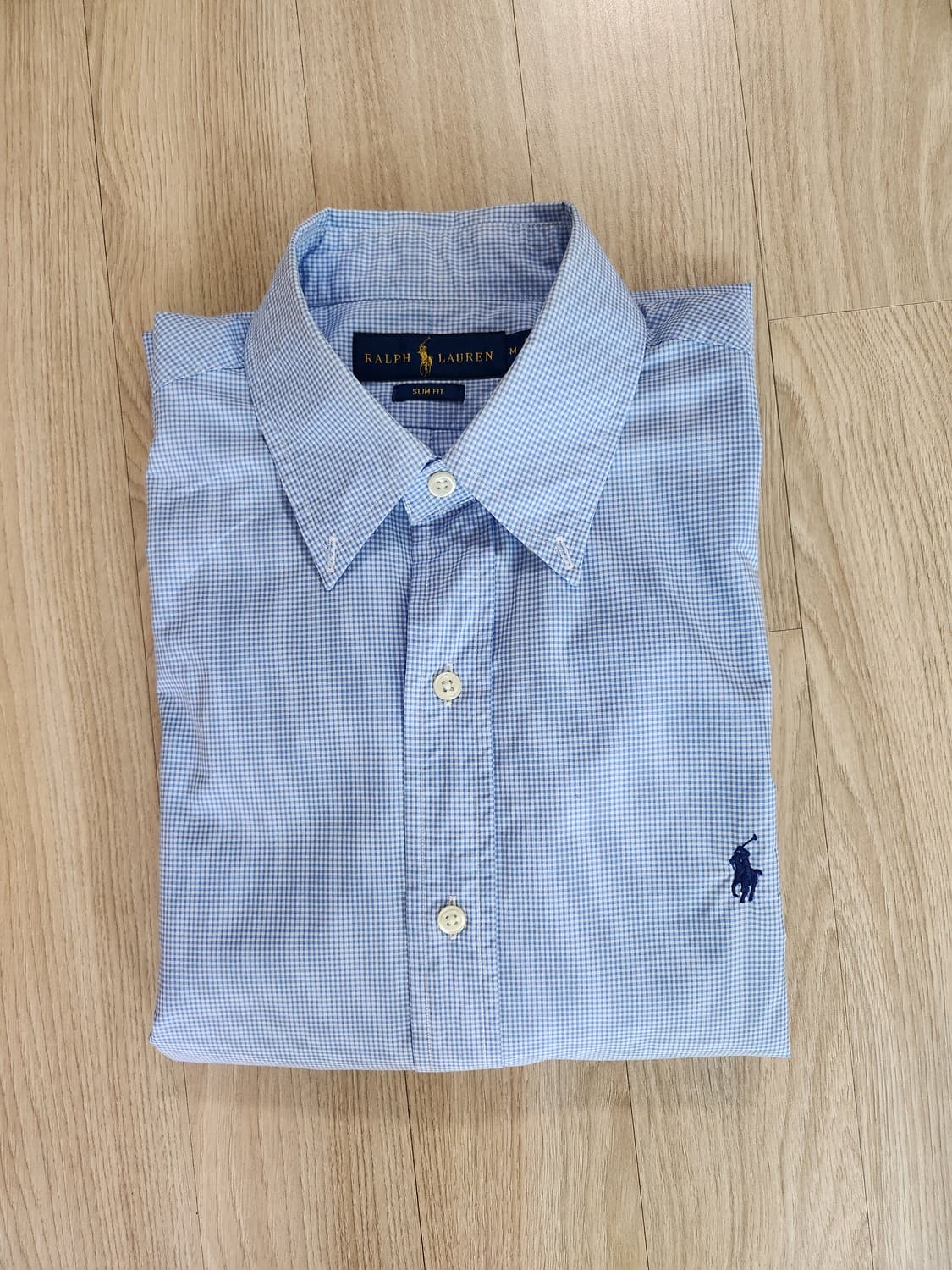 폴로랄프로렌 포플린체크셔츠 (M 상품이미지4