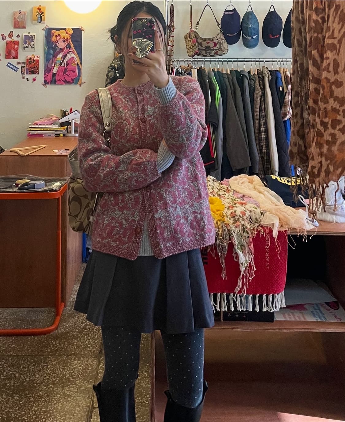 자카드 니트 가디건 [무배] 상품이미지1