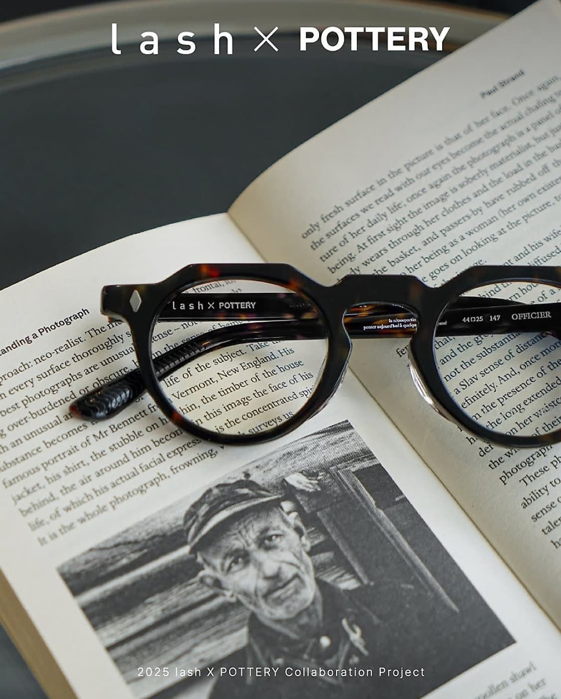 포터리 x 래쉬 (pottery x lash) 오피서 안경 톨토이즈 상품이미지2