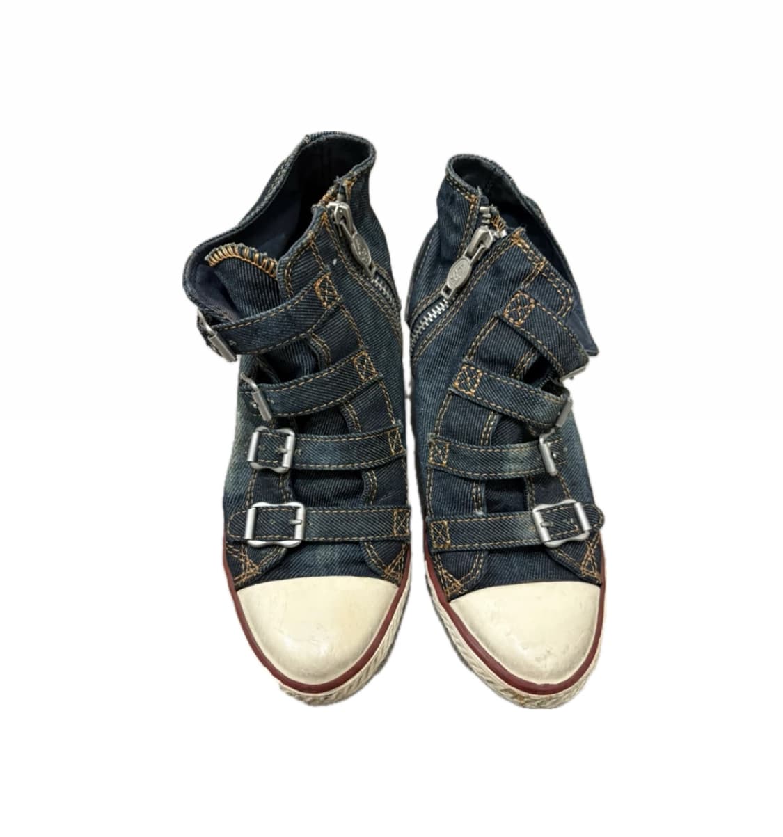 ASH 아쉬 텔마 웨지힐 데님 스니커즈 상품이미지1