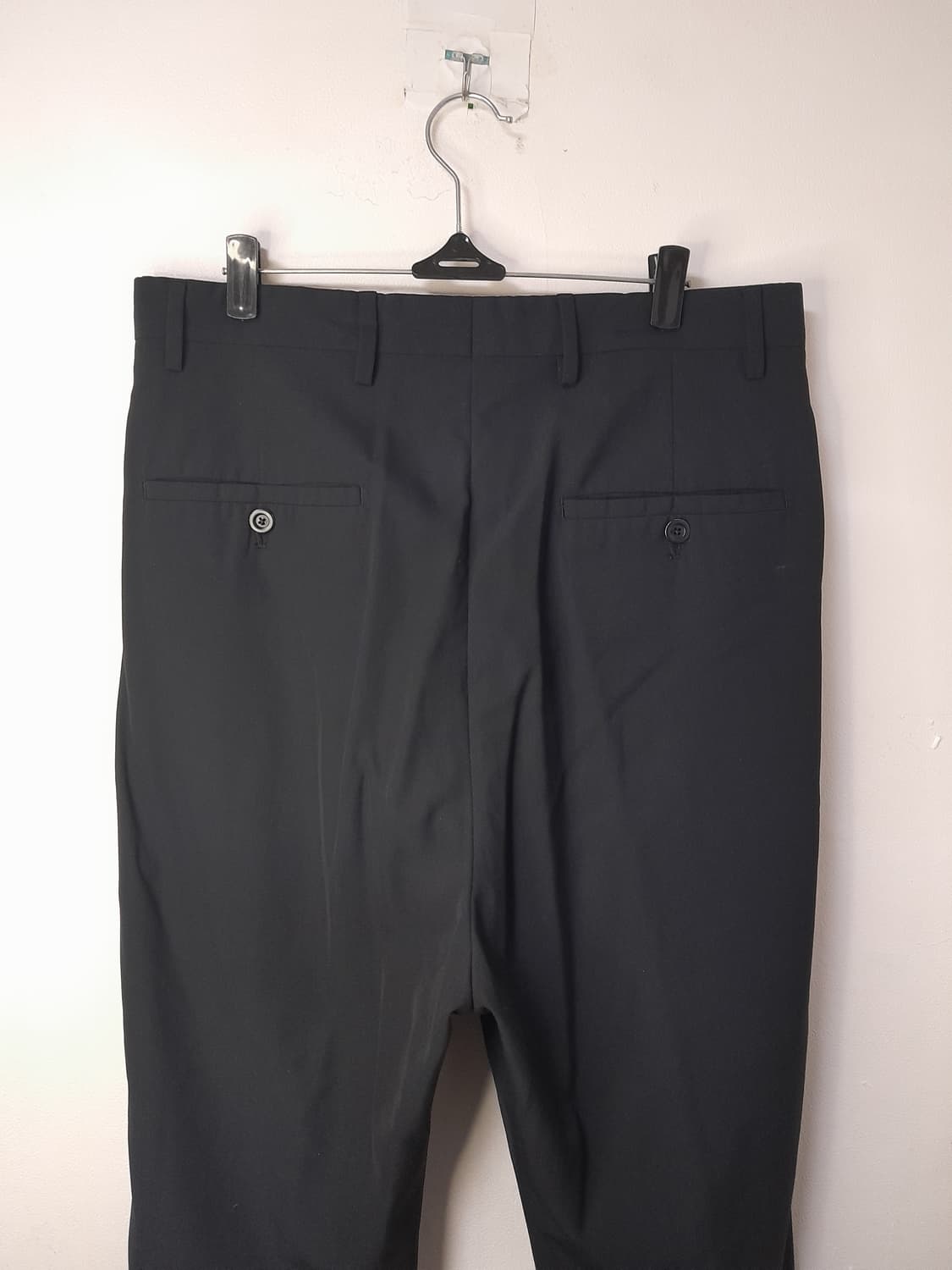 릭오웬스 메인라인 블랙 울 크롭팬츠 46/31" 상품이미지5