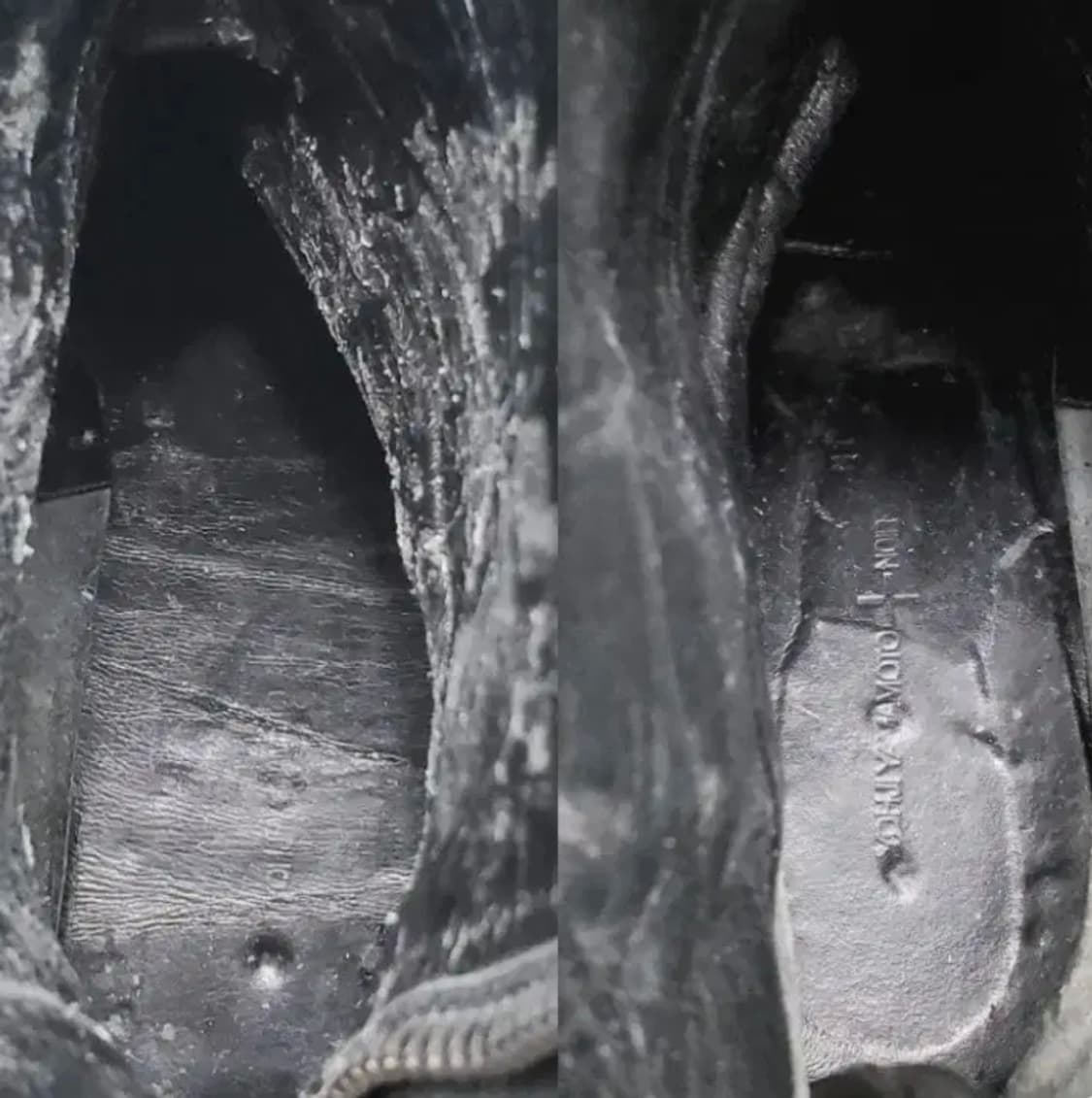 요지 야마모토 느와르 레더 첼시 부츠 상품이미지9